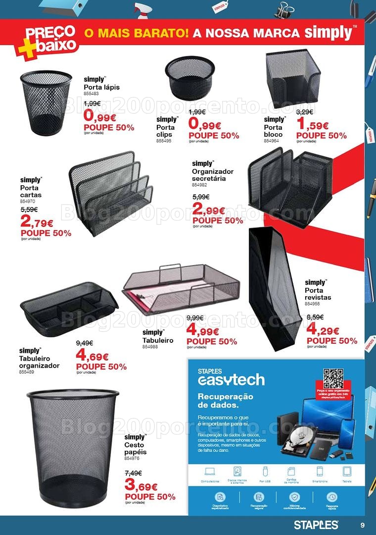 Antevisão Folheto STAPLES Promoções de 8 a 29 outubro